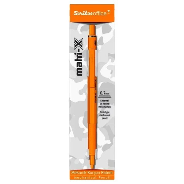 Scrikss Matri-X Turuncu 0.7 Mm Versatil Uçlu Kalem - Görsel 4