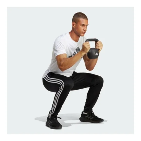 Adidas Train Essentials 3-Stripes Training Ib8168 Siyah Erkek Eşofman Altı - Görsel 3