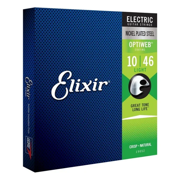 Elixir 19052 Optiweb Light 10-46 Elektro Gitar Teli - Görsel 3
