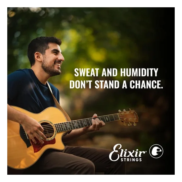Elixir 16052 Nanoweb Phosphor Bronze Akustik Gitar Teli 12-53 - Görsel 8