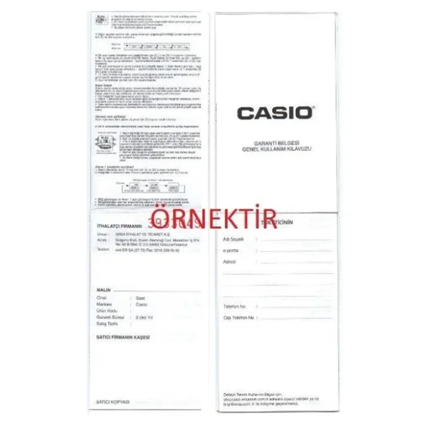 Casio Tq-140-7df Masa Saati - Görsel 8
