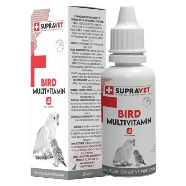 Supravet 30 Ml Kuş Multivitamini - Görsel 5