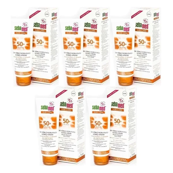 Sebamed Sun Care Çok Yönlü Koruyucu 75 Ml 5 Adet 50 Faktör Güneş Kremi - Görsel 3
