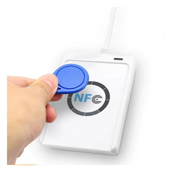 Acr122u 13.56mhz Rfid Okuyucu Yazıcı USB Kopyalayıcı NFC Manyetik Kart Anahtarlık Etiket Okuyucu - Görsel 2