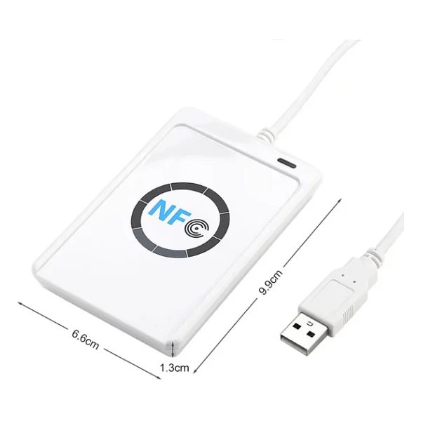 Acr122u 13.56mhz Rfid Okuyucu Yazıcı USB Kopyalayıcı NFC Manyetik Kart Anahtarlık Etiket Okuyucu - Görsel 3
