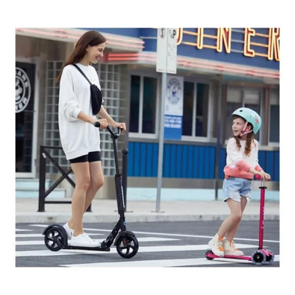 Micro Maxi Deluxe Mmd067 Işıklı Mavi 3 Tekerlekli Çocuk Scooter - Görsel 7