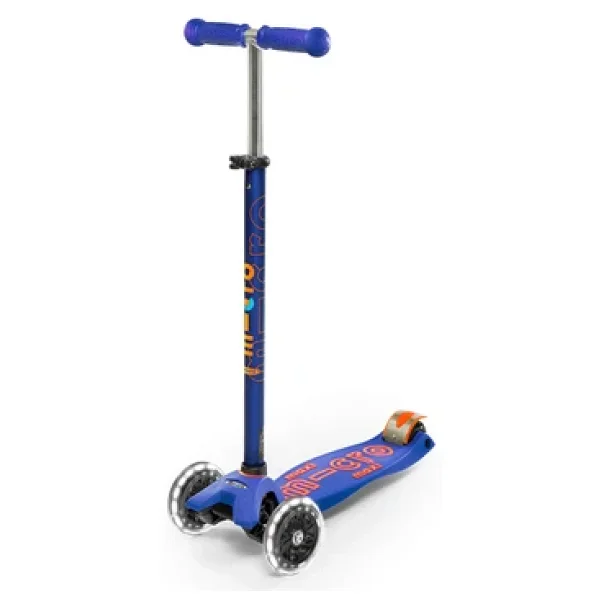 Micro Maxi Deluxe Mmd067 Işıklı Mavi 3 Tekerlekli Çocuk Scooter - Görsel 4