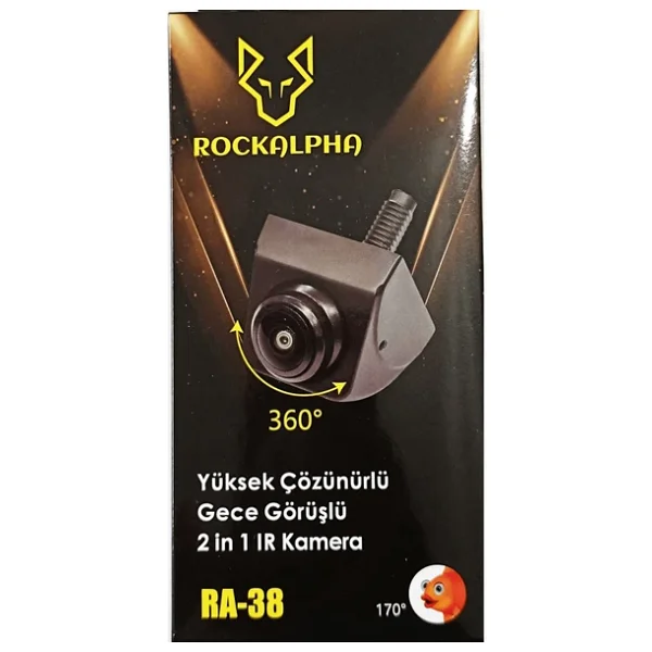 Exvol Pramit Geri Görüş Park Kamerası 1080p Ahd 170 Derece 360 Dönen Ahd-Cvbs Park Çizgi Ayarlı - Görsel 3