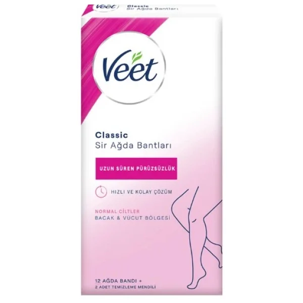 Veet Classic 12'li Sir Ağda Bandı - Görsel 4