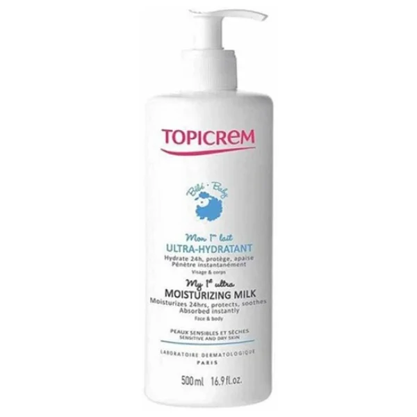 Topicrem My First Ultra Moisturizing Milk 500 Ml Bebek Nemlendirici - Görsel 3