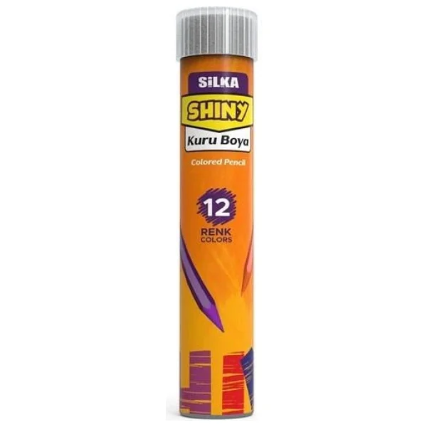 Silka Shiny Metal Tüp 12'li Kuru Boya Seti - Görsel 2