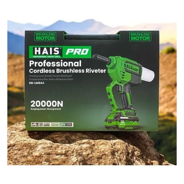 Hais Pro Rb-Lm64 21 V Akülü Perçin Makinesi - Görsel 3