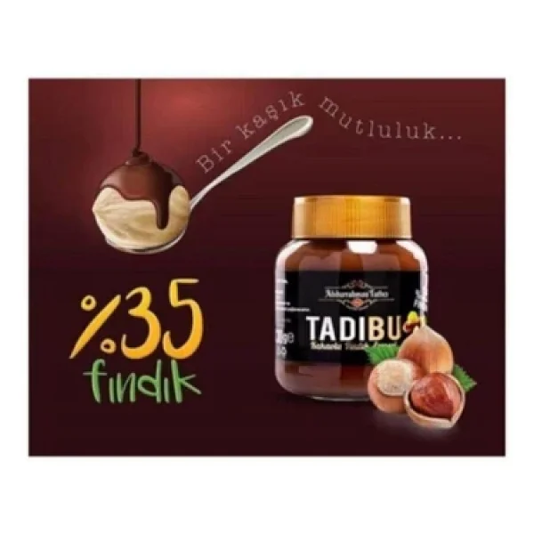 Abdurrahman Tatlıcı Tadıbu Kakaolu Fındık Ezmesi 330 Gr 6'lı - Görsel 4