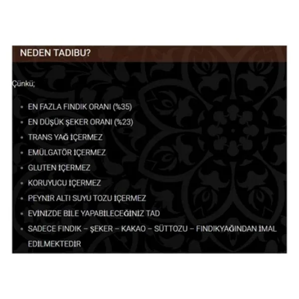 Abdurrahman Tatlıcı Tadıbu Kakaolu Fındık Ezmesi 330 Gr 6'lı - Görsel 7