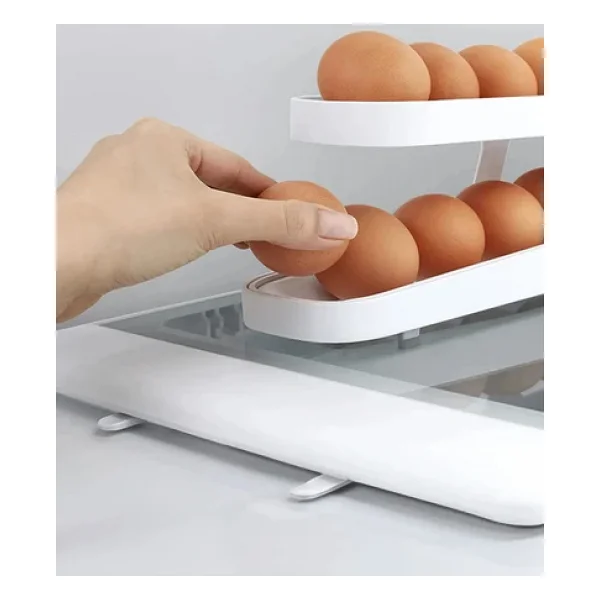 Mithra Life 2 Katlı Otomatik Yumurta Standı Buzdolabı Içi Yumurtalık Organizeri Mıt1160 - Görsel 5