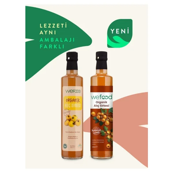 Wefood Organik Alıç Sirkesi 500 Ml 4'lü - Görsel 2