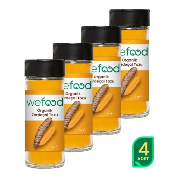 Wefood Organik Zerdeçal Tozu 55 Gr 4'lü - Görsel 4
