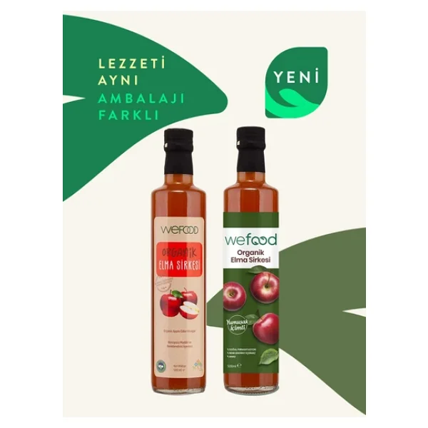 Wefood Organik Elma Sirkesi 500 Ml 2'li - Görsel 4