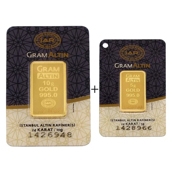 15 Gram Külçe Altın 24 Ayar - Görsel 4