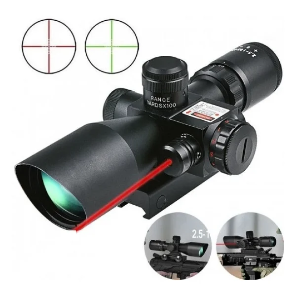 Spike Süper Zoomlu Lazerli Profesyonel Dürbün 2.5 - 10 X 40/E - Görsel 3