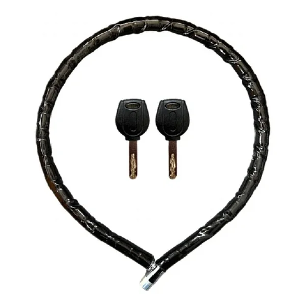 Yuma Ym-752 Motorsiklet Kilidi Anahtarlı Körüklü Siyah Boy : 120cm-Çap : 22mm - Görsel 6