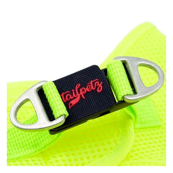 Tailpetz Air Mesh Harness 3xs Neon Lime Köpek Göğüs Tasması - Görsel 5