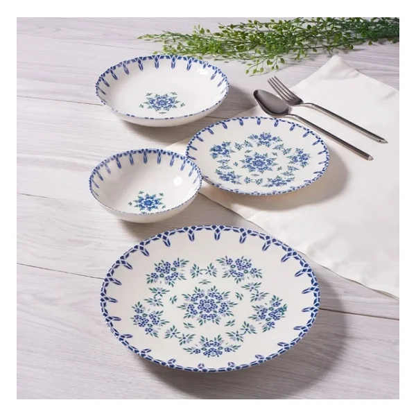 Güral Porselen Camelia 1654 24 Parça 6 Kişilik Yemek Takımı - Görsel 4