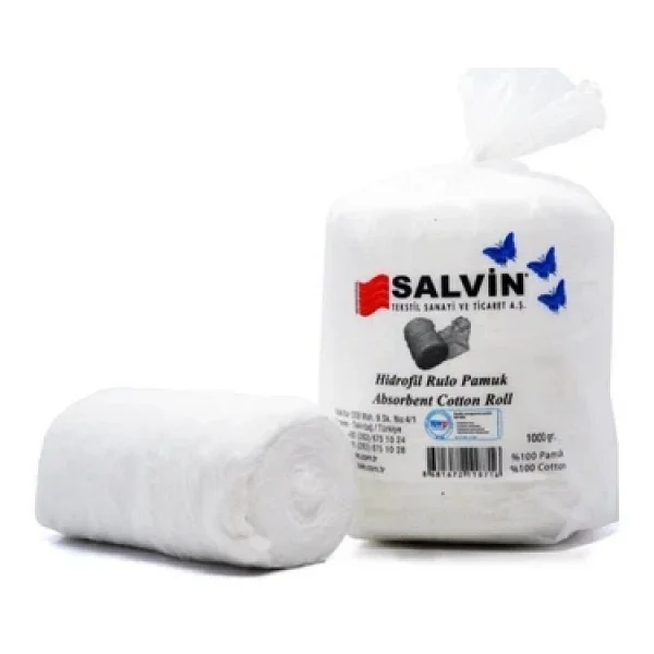 Salvin Hidrofil Rulo Pamuk 1 Kg 1000 Gr - Görsel 4