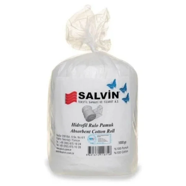 Salvin Hidrofil Rulo Pamuk 1 Kg 1000 Gr - Görsel 5