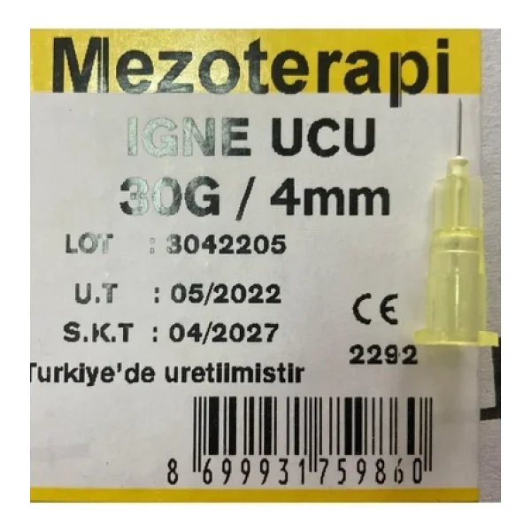 Genject Mezoterapi İğne Ucu 30g 4mm 100 Adet - Görsel 3