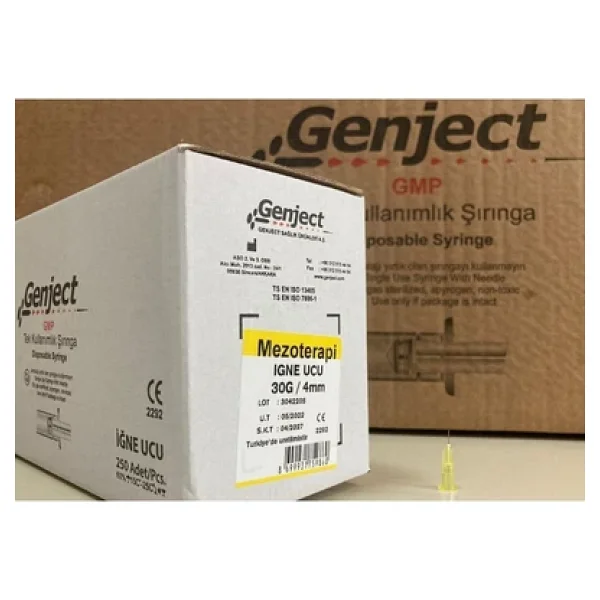 Genject Mezoterapi İğne Ucu 30g 4mm 100 Adet - Görsel 2