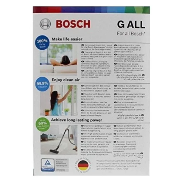 Bosch Type G All Bbz41fgall 4 Adet Toz Torbası - Görsel 5