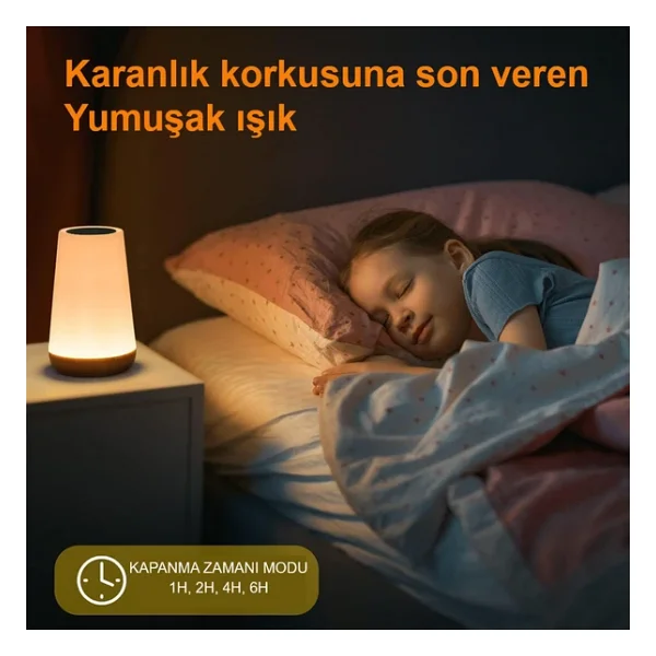Greentech Masaüstü Şarjlı LED Aydınlatma Gece Lambası / Gt-Cl11 - Görsel 8