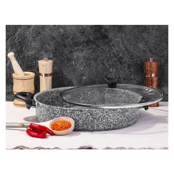 Taç Ultra 26 Cm Basık Granit Tencere - Görsel 4