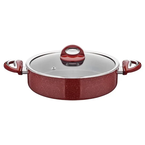 Taç Titan 32 Cm Basık Granit Tencere - Görsel 4