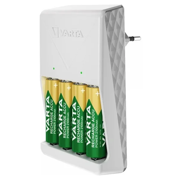 Varta 57657 Plug Pil Şarj Cihazı + 2100 mAh 4'lü Aa Kalem Şarjlı Pil - Görsel 6