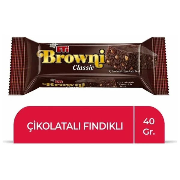Eti Browni Çikolatalı Fındıklı Kek 40 Gr - Görsel 3