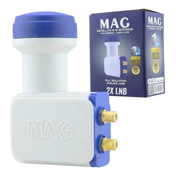Mag 2 Çıkışlı İkili Çiftli Lnb Elembi Gold Başlıklı-4K Ultra HD - Görsel 6
