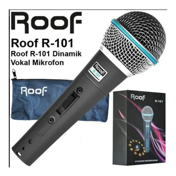 Roof R-101 Dinamik Kablolu El Mikrofonu - Görsel 4
