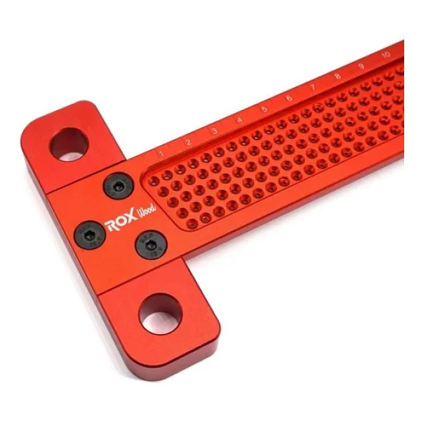 Rox Wood 0039 Alüminyum Hassas Nokta İşaretleme T Cetvel - Görsel 2