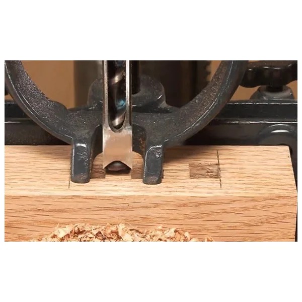 Rox Wood 0038 Sütunlu Matkaba Takılır Zıvana Kare Delik Açma Seti - Görsel 4
