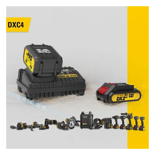 Cat Dxc4 One For All 18 V Li-Ion Profesyonel Şarj Cihazı - Görsel 6
