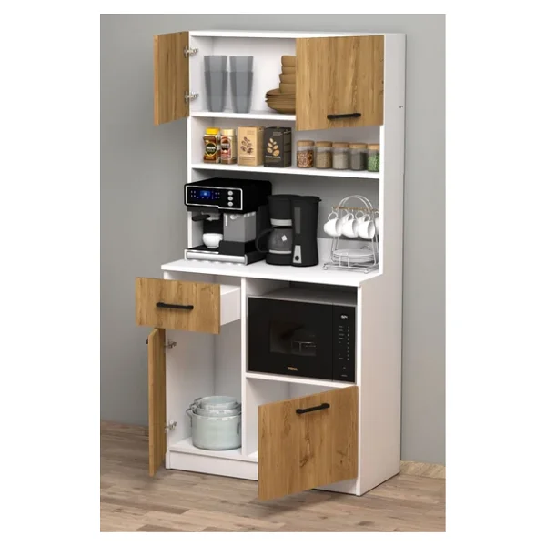 Moonlife Mocha Çok Amaçlı Kahve Köşesi Dolabı - Görsel 5