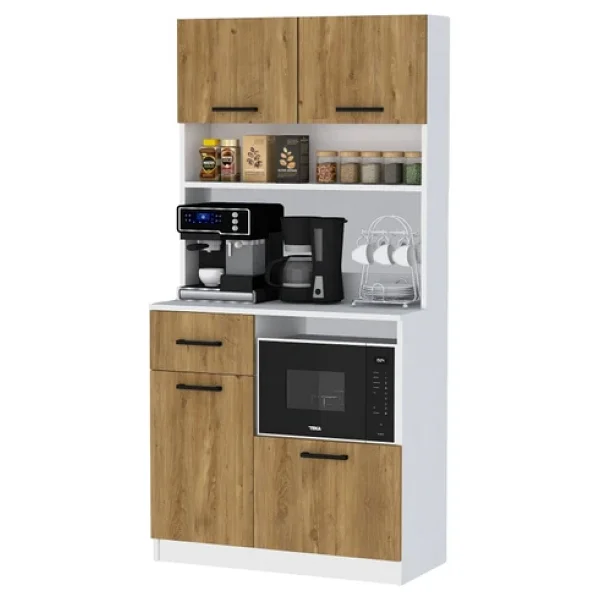 Moonlife Mocha Çok Amaçlı Kahve Köşesi Dolabı - Görsel 7