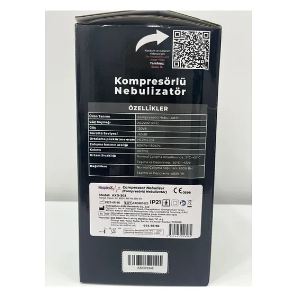 Respirox Respirox Ax-303 Nebulizatör Nebulizatör - Görsel 3