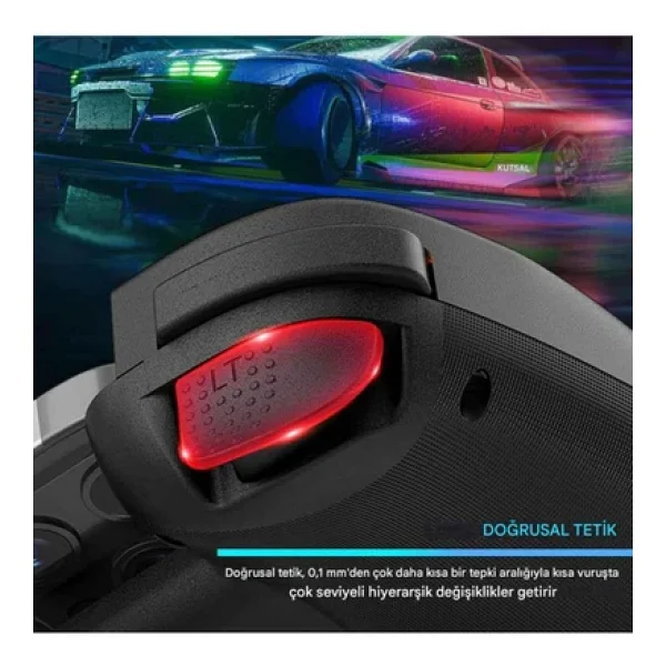 Corsair Bsp-D8 Bluetooth 5.2 Android/Ios Tablet Telefon Uyumlu Mobil Telefon Tutucu Joystick Gamepad - Görsel 8