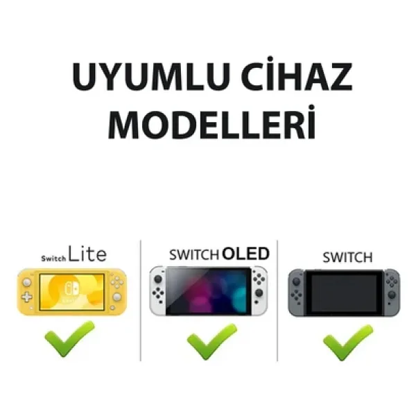 Nintendo Switch/Switch OLED /Switch Lite Uyumlu 3d Analog Koruyucu Silikon - Görsel 2
