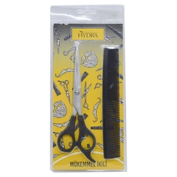 Hydra Berber Makası + Tarak Set 700 Mükemmel İkili Seti - Görsel 4