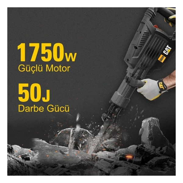 Cat Dx29 1750 W 30 Mm Kırıcı-Delici - Görsel 7