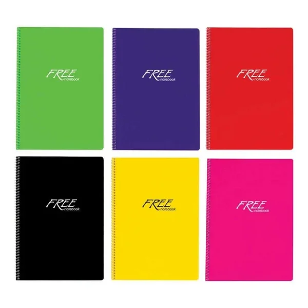 Keskin Color Defter A5 Spiralli Pp Kapak 120 Yaprak Free Kareli - Görsel 2